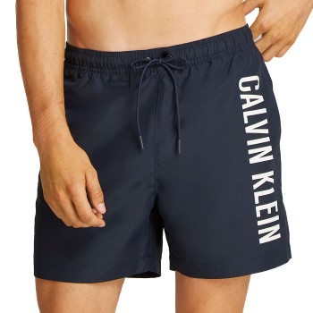 Calvin Klein Badebukser Medium Swim Shorts Intense Power Mørkblå polyester Large Herre