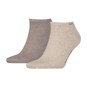 Calvin Klein Strømper 2P Men Sneaker Socks Brun Str 39/42 Herre