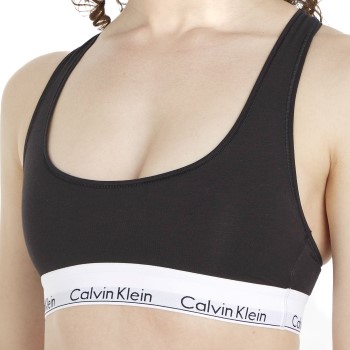 Calvin Klein BH 2P Modern Cotton Bralette D1 Sort Medium Dame