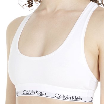 Calvin Klein BH 2P Modern Cotton Bralette D1 Hvid Large Dame