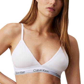 Calvin Klein BH Modern Cotton Lightly Lined Triangle Hvid X-Large Dame