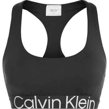 Calvin Klein BH Sport Medium Impact Sports Bra Sort Small Dame