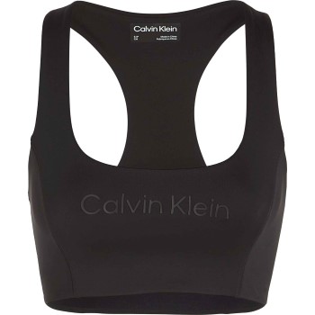Calvin Klein BH Sport Medium Support Sports Bra Sort Medium Dame
