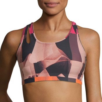 Casall BH Move Around Sports Bra Rosa Mønster  X-Small Dame