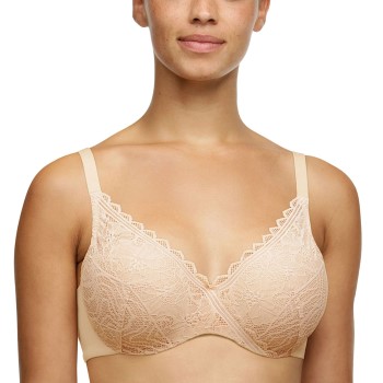 Chantelle BH EasyFeel Floral Covering Memory Foam Bra Beige nylon F 75 Dame