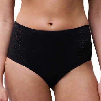 Chantelle Trusser EasyFeel Norah High Waist Brief Sort nylon 38 Dame