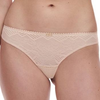 Chantelle Trusser Origins Lace Thong Beige nylon 40 Dame
