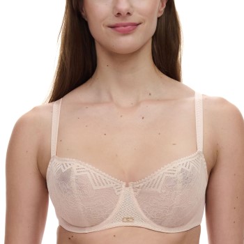 Chantelle Bh Origins Lace Unlined Demi Bra Beige nylon C 90 Dame