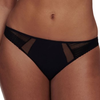 Chantelle Trusser Pulp Corsetry Standard Waist Tanga Sort 42 Dame