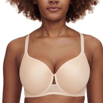 Chantelle Bh Pulp Memory Foam T-shirt Covering Bra Beige F 70 Dame