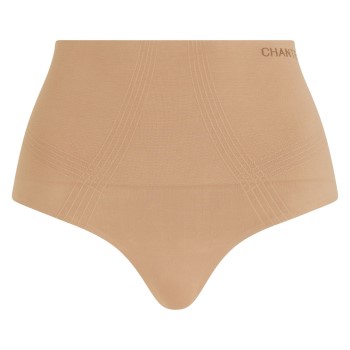 Chantelle Trusser Smooth Comfort High Waisted Thong Lysbrun  Medium Dame