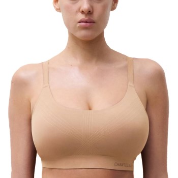 Chantelle BH Smooth Comfort Wirefree Support Bralette Lysbrun  Medium Dame