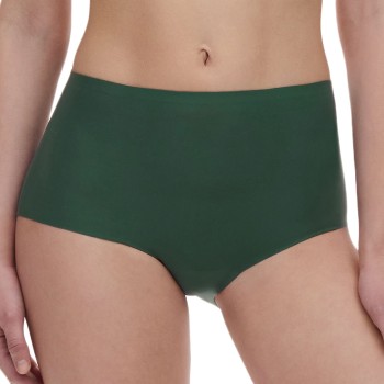 Chantelle Trusser Soft Stretch Full Brief Mørkgrøn  One Size Dame