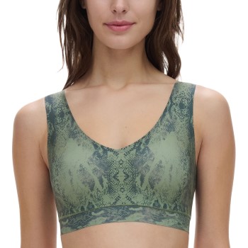 Chantelle BH Soft Stretch Padded Top Grøn Mønster polyester XS/S Dame