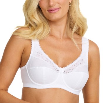 Damella Bh Classic Underwire Lace Bra Hvid F 100 Dame