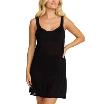 Damella Full Slip 90 cm Sort viskose 42 Dame