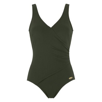 Damella Julia Chlorine Resistant Swimsuit Mørkgrøn  polyamid 42 Dame