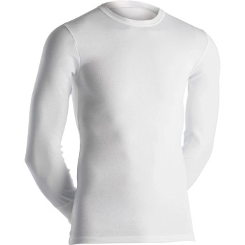 Dovre Long Sleeve Crew Neck Hvid bomuld Small Herre