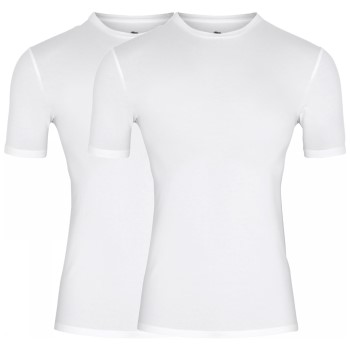 Dovre 2P Organic Cotton T-shirt Hvid økologisk bomuld XX-Large Herre