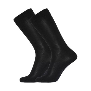 Dovre Strømper 2P Organic Wool Socks Sort Str 40/43 Herre