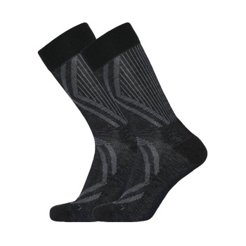 Dovre Strømper 2P Organic Wool Terry Socks Sort Str 40/43 Herre