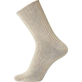 Se Egtved Strømper Cotton No Elastic Socks Beige Str 40/45 Herre ved Timarco