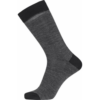 Egtved Strømper Twin Wool Cotton Sock Sort Str 40/45