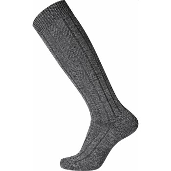 Egtved Strømper Wool Heavy Kneehigh Sock Mørkgrå  uld Str 40/45 Herre