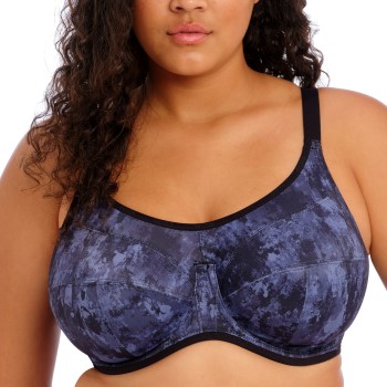 Elomi BH Energise Underwire Sport Support Bra Violet Mønster G 80 Dame