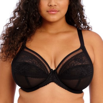 Elomi BH Kendra Underwire Plunge Bra Sort J 90 Dame