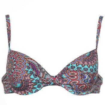 Esprit Fraser Beach Padded Bra Bikini Turkis Mønster C 80 Dame
