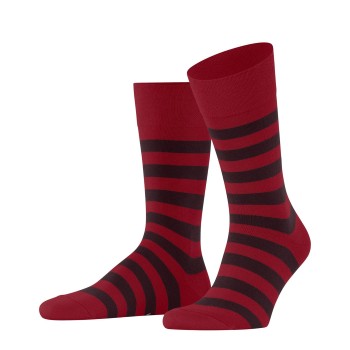 Falke KGaA Falke Strømper Sensitive Mappd Line Socks Rød bomuld Str 43/46 Herre