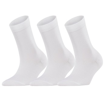 Falke Strømper 3P Women Cotton Touch Hvid Str 39/42 Dame