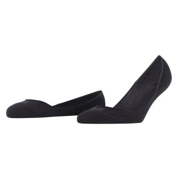 Falke Strømper Women Step No Show Socks Medium Cut Sort bomuld Str 39/40 Dame
