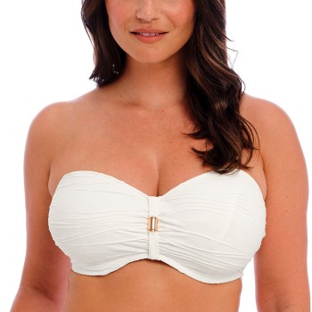 Fantasie Beach Waves Underwire Bandeau Bikini Hvid polyamid F 75 Dame