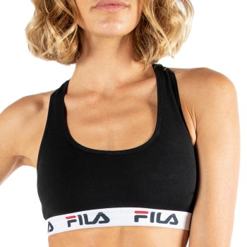 FILA BH Urban Women Sports Bra Sort bomuld Small Dame