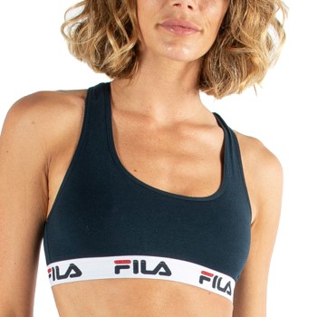 FILA BH Urban Women Sports Bra Navy bomuld Large Dame