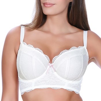 Freya BH Fancies Underwire Longline Bra Hvid E 85 Dame