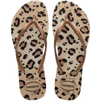 Havaianas Slim Animals Beige Str 37/38 Dame