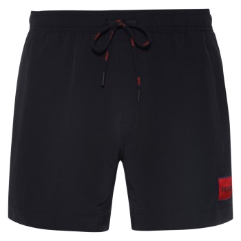 HUGO Badebukser Dominica Recycled Swim Shorts Sort polyester Large Herre