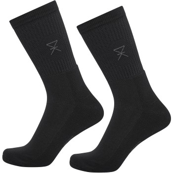 JBS of Denmark Strømper 2P Bamboo Blend Tennis Socks Sort Str 45/48 Herre