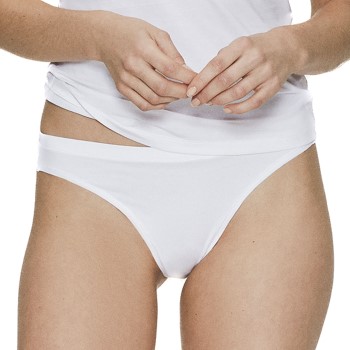 JBS of Denmark Trusser Bamboo Thong Hvid Medium Dame
