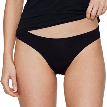 JBS of Denmark Trusser Organic Cotton Tai Brief Sort økologisk bomuld X-Large Dame