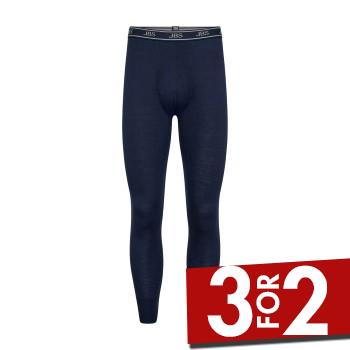 JBS Lange Underbukser Wool Long Johns Marineblå uld Medium Herre