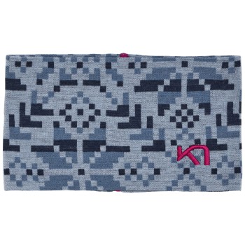 Kari Traa Else Headband Blå uld One Size Dame