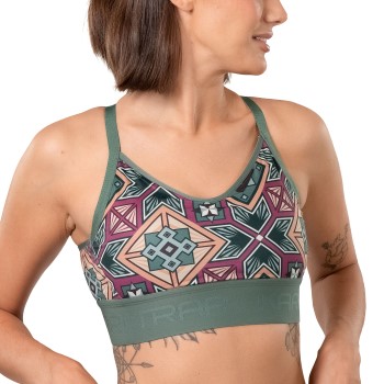 Kari Traa BH Fröya Wool Sports Bra Grøn polyester Medium Dame