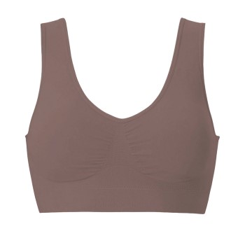 Se Magic Bh Comfort Bra Brun nylon XX-Large Dame ved Timarco