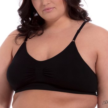 Magic BH Comfort Bra Spaghetti Straps Bamboo Sort XX-Large Dame