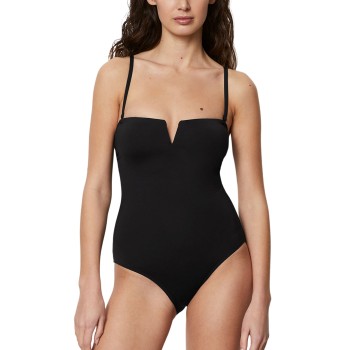 Marc O'Polo Marc O Polo Bandeau Swimsuit Sort X-Small Dame