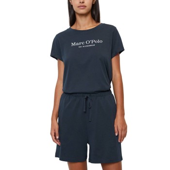 Marc O'Polo Marc O Polo Lounge Short Pyjama Set Marineblå bomuld X-Small Dame